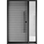 FR20M - Single Entry Door with Sidelite Right 