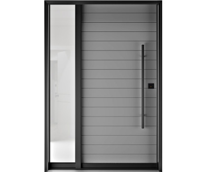 FR20M - Single Entry Door with Sidelite Left 