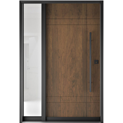 FR20N - Single Entry Door with Sidelite Left 