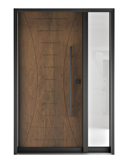 FR20O - Single Entry Door with Sidelite Right