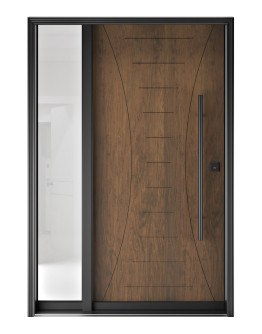 FR20O - Single Entry Door with Sidelite Left