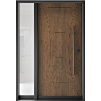 FR20O - Single Entry Door with Sidelite Left