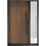 FR20P - Single Entry Door with Sidelite Right