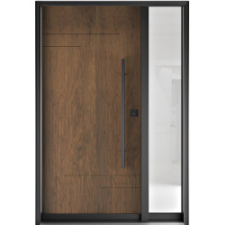 FR20P - Single Entry Door with Sidelite Right