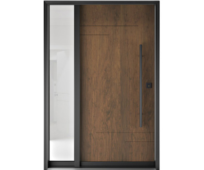 FR20P - Single Entry Door with Sidelite Left