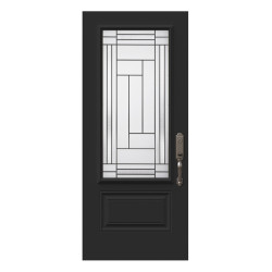 Steel Single Door Orleans (2P) Style - Louisbourg (22" x 48")