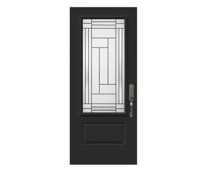 Steel Single Door Orleans (2P) Style - Louisbourg (22" x 48")