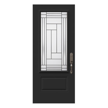 Steel Single Door Orleans (2P) Style - Louisbourg (22" x 48")