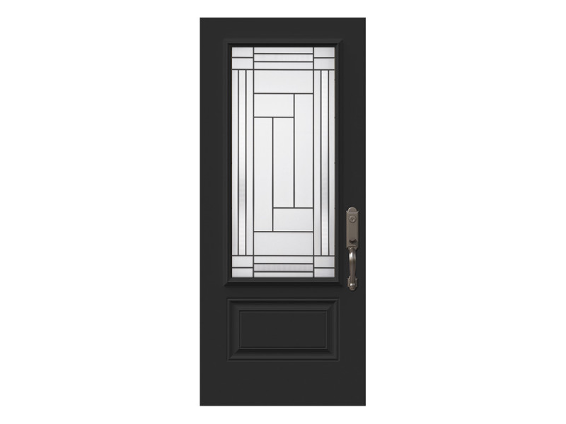 Steel Single Door Orleans (2P) Style - Louisbourg (22" x 48")