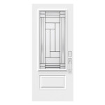 Steel Single Door Orleans (2P) Style - Louisbourg (22" x 48")