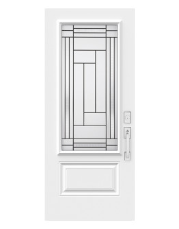 Steel Single Door Orleans (2P) Style - Louisbourg (22" x 48")