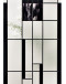 Steel Single Door Victoria Shaker (3P) Style - Onyx Glass (22" x 14-7/16")