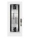 Steel Single Door Flush - Onyx Glass (22" x 64")