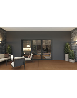 Rimini 3 Panels - Stacking Sliding Door - ORR or LLO