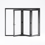 Rail and Stile Bi-Folding Door - 3R (3 panels moving right). Available: 74-1/2" - 122-1/2" in Width and 36" - 110" in Height