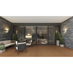 Amalfi 4 Panels - Vinyl Sliding Door - ORLO with Robusto Screen (Included). Available : 188" - 288" in Width and up to 120" in Height