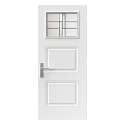 Steel Single Door Sydney (3P) Style - Arima Glass (22" x 17")