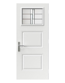 Steel Single Door Sydney (3P) Style - Arima Glass (22" x 17")