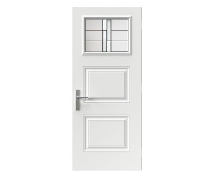 Steel Single Door Sydney (3P) Style - Arima Glass (22" x 17")