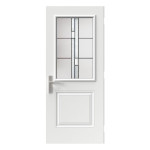 Steel Single Door London (2P) Style - Arima Glass (22" x 36")